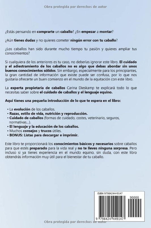 Iniciación a equitación y educar a tu caballo