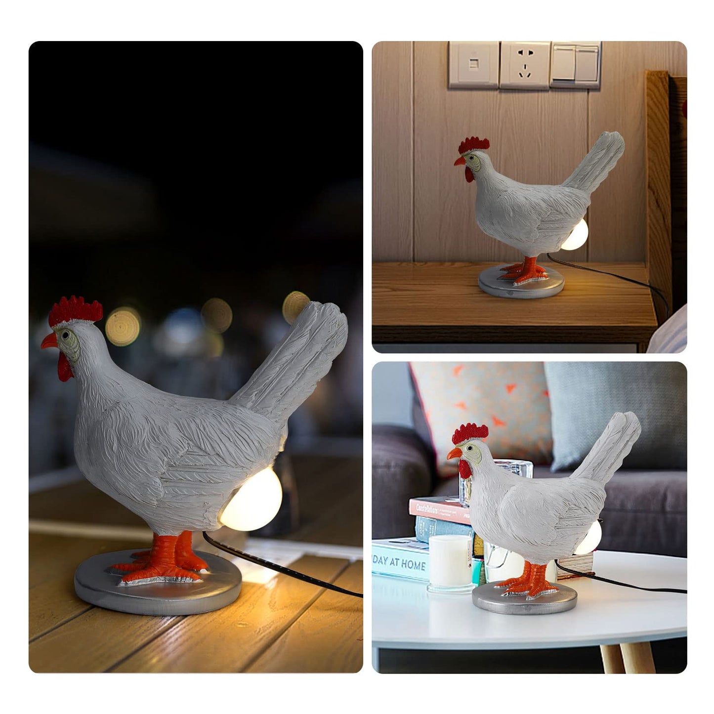 Gallina Glow - Edición Animal Art con luz