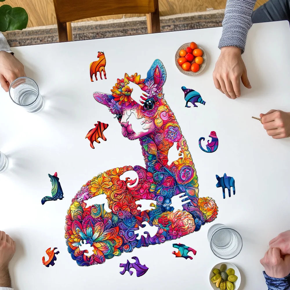 Alpaca Color Dreams – Puzzle 3D Artístico rompecabezas