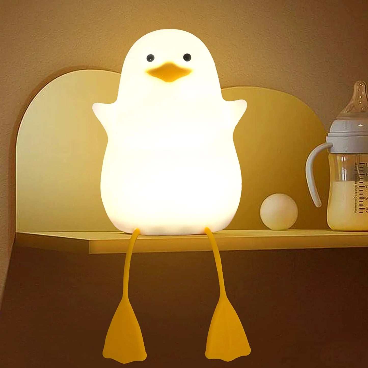 BirdLight™ by AnimalArtBuy® – Lámpara LED Nórdica en Forma de Pato con Sensor Táctil