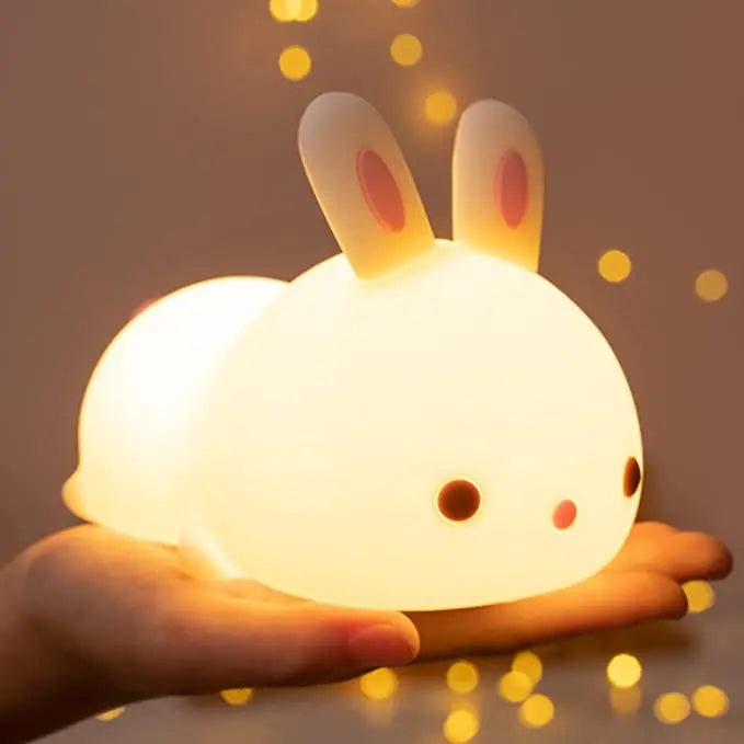 BirdLight™ by AnimalArtBuy® – Lámpara LED Nórdica en Forma de conejo con Sensor Táctil