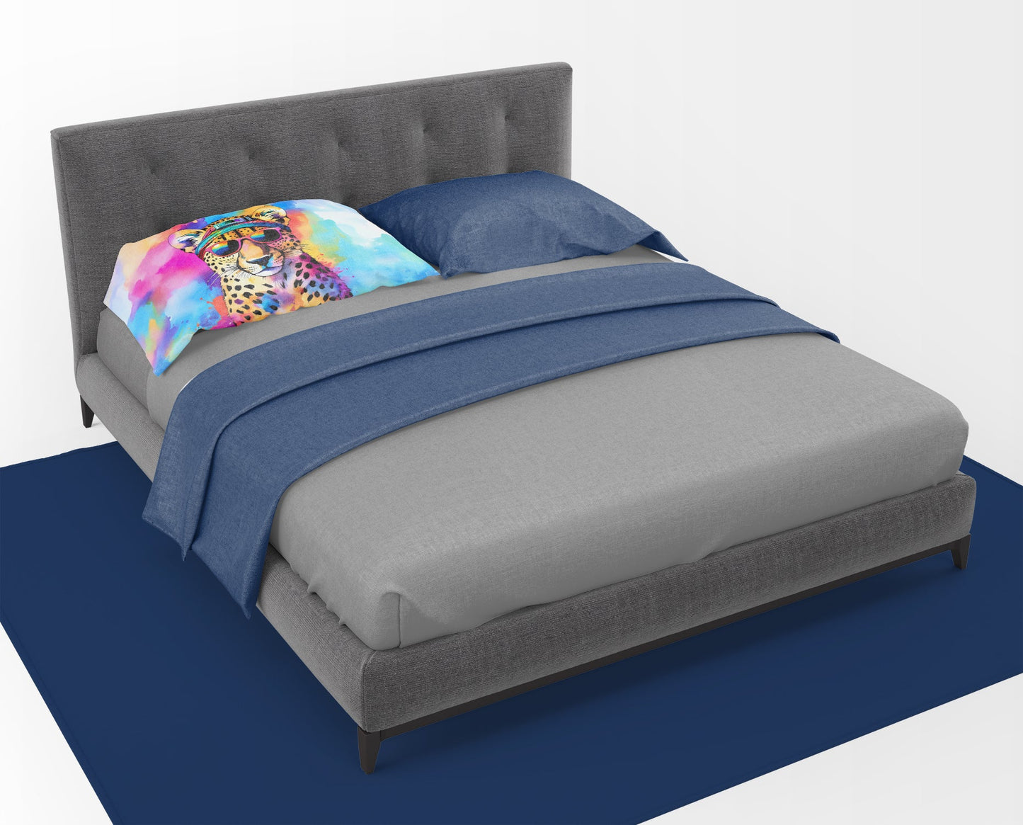 Funda de Almohada | Guepardo Hippie - Decoración Bohemia Dormitorio