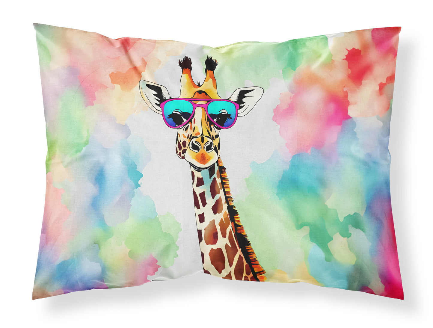 Funda de Almohada Jirafa Hippie - Elegancia Safari Bohemia