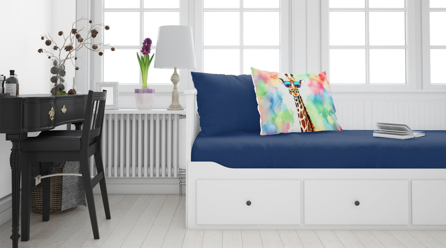 Funda de Almohada Jirafa Hippie - Elegancia Safari Bohemia
