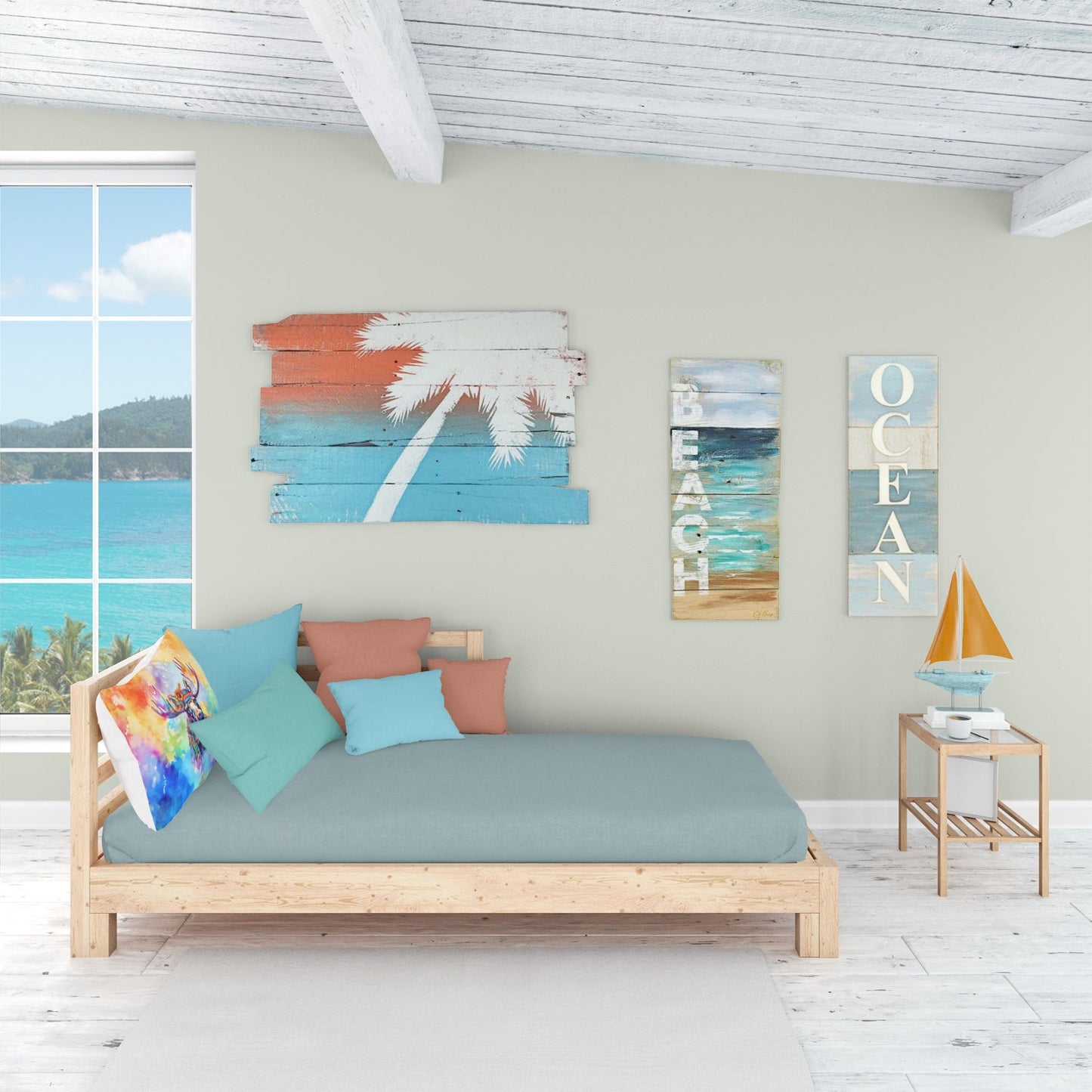 Funda de Almohada Alce Hippie - Decoración Rústica Bohemia