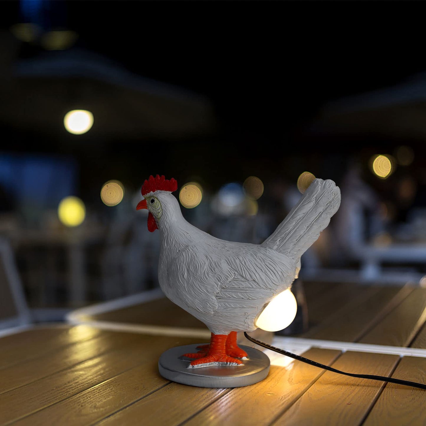 Gallina Glow edición Animal Art con luz