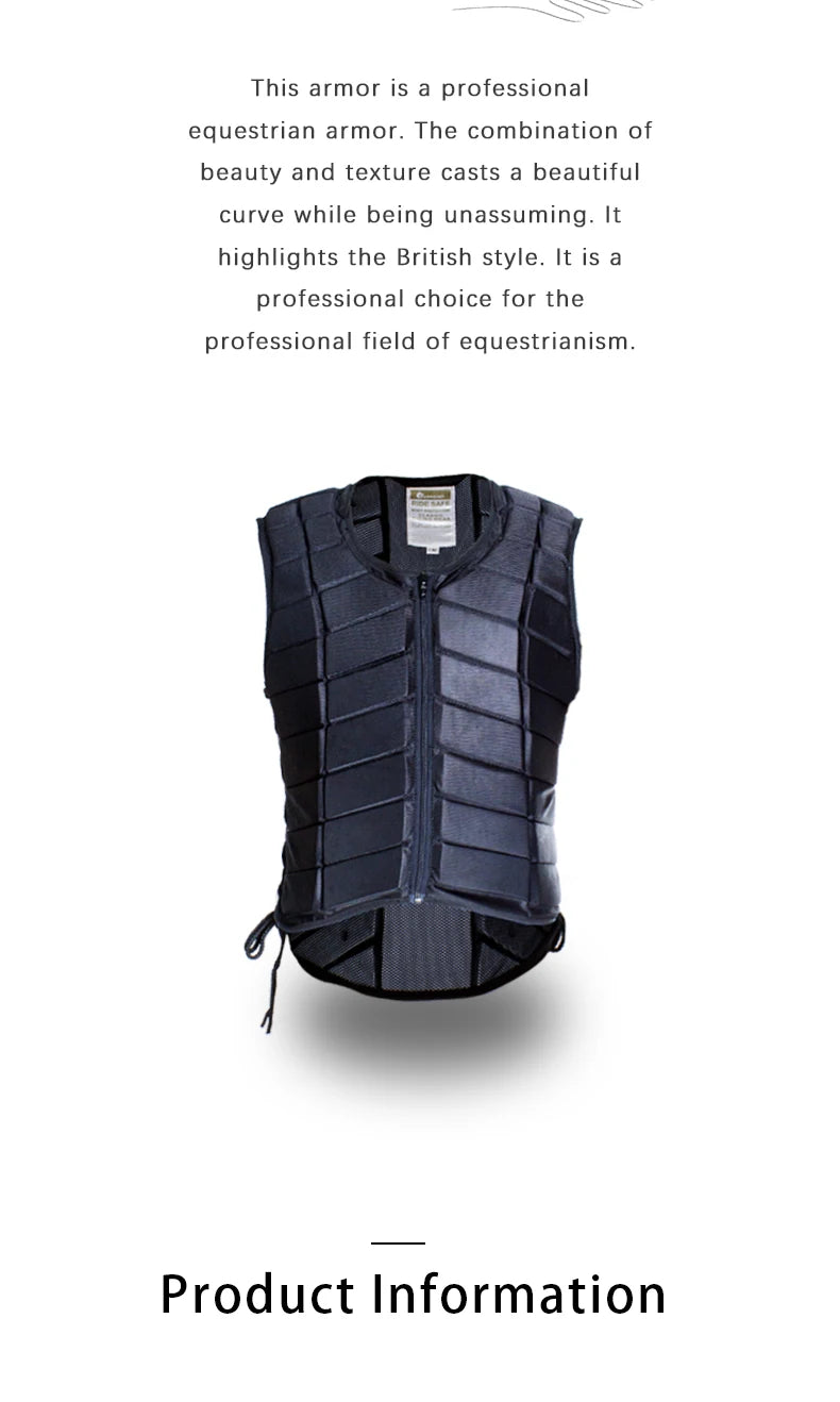 EquiShield Pro – Chaleco Unisex de Equitación