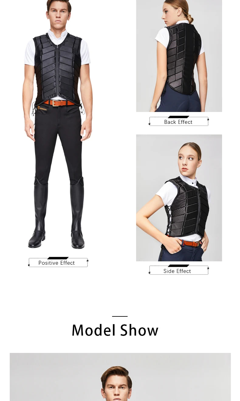EquiShield Pro – Chaleco Unisex de Equitación