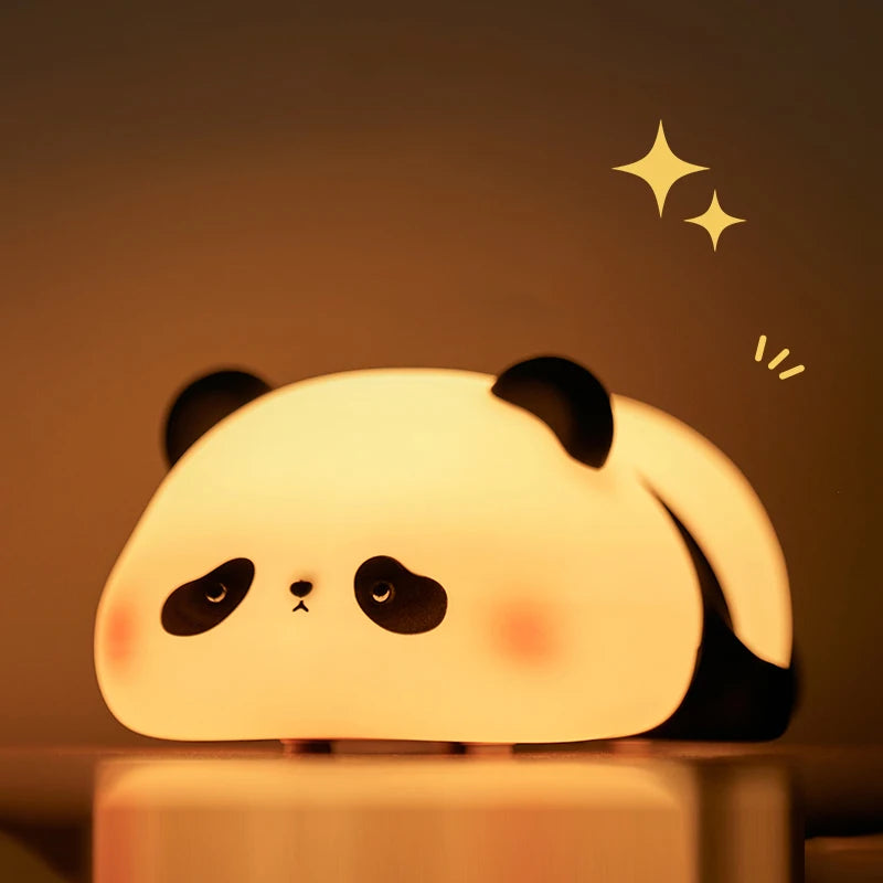 Lámpara Nocturna panda | Luz de Noche USB Recargable Animal Cute