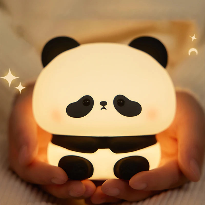 Lámpara Nocturna panda | Luz de Noche USB Recargable Animal Cute