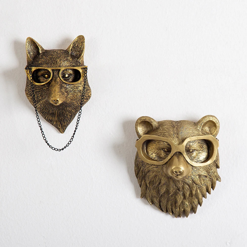 Nordic Wise Animals™ – Colección Exclusiva de Esculturas de Pared AnimalArtBuy®