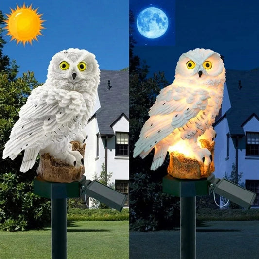 OwlLight™ by AnimalArtBuy® – Lámpara Solar de Búho para Jardín y Terraza
