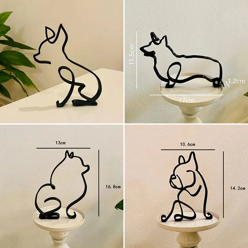 Canis Artis™ – Escultura Metálica Forjada a Mano