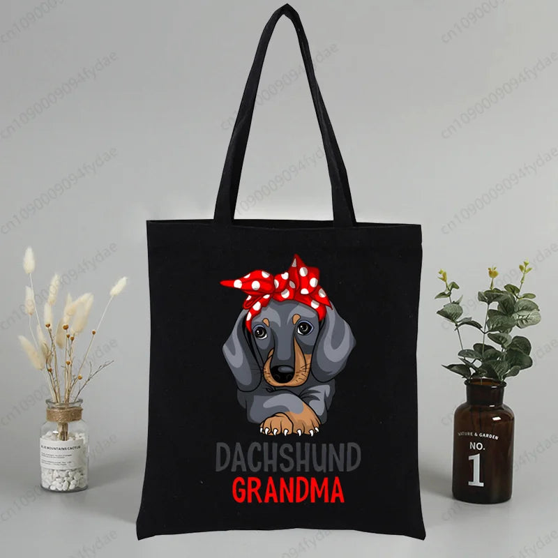 Tote Bag Exclusiva AnimalArtBuy – Teckel Cute