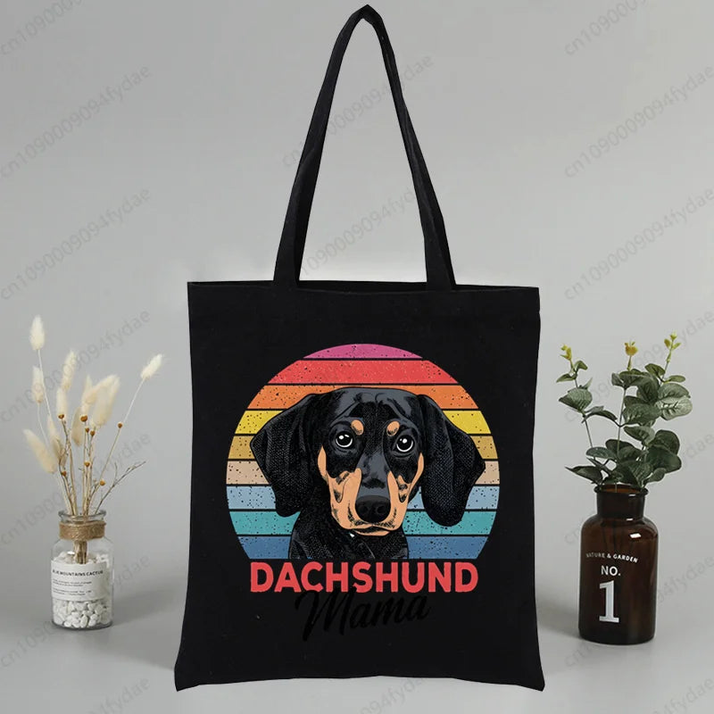 Tote Bag Exclusiva AnimalArtBuy – Teckel Cute