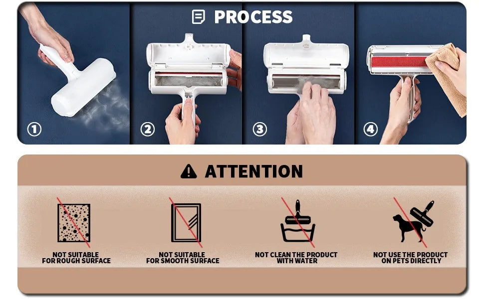 Rodillo QUITA-PELOS PRO™