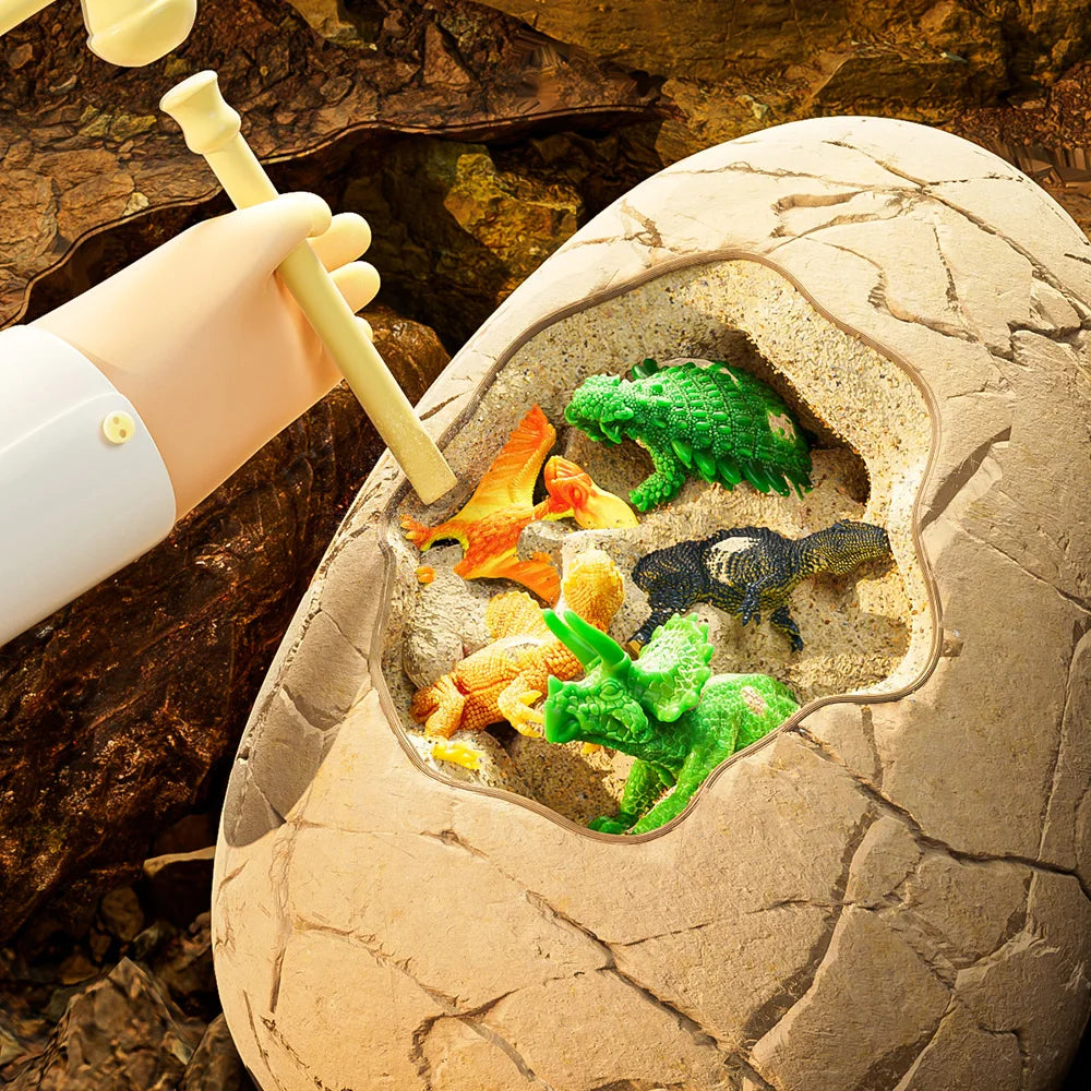 🦕 Kit Excavación Huevos de Dinosaurio para Niños – Colección Paleontología | Animalartbuy