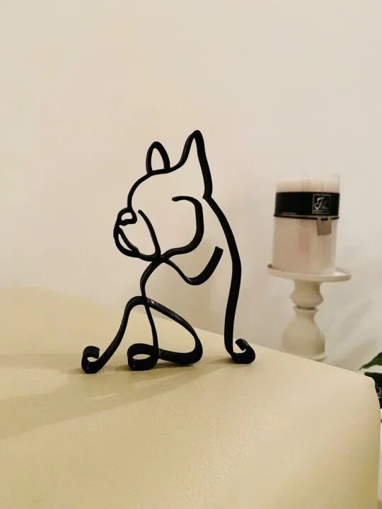 Canis Artis™ – Escultura Metálica Forjada a Mano