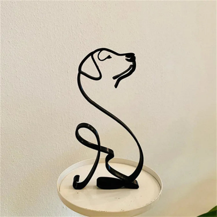 Canis Artis™ – Escultura Metálica Forjada a Mano