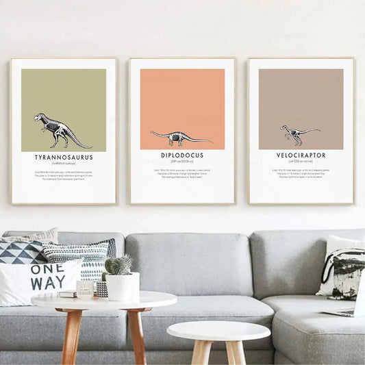 Jurassic Frames – Colección Animal Art - Marco dinosaurio decor