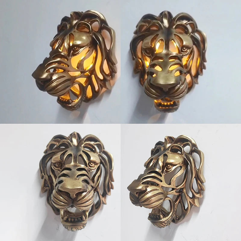 Lion Majesty™ – Escultura 3D en Metal para Pared (Edición Exclusiva AnimalArtBuy®)