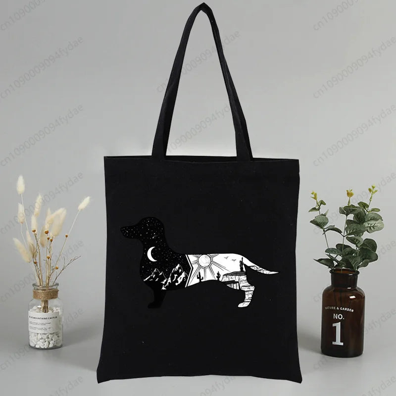Tote Bag Exclusiva AnimalArtBuy – Teckel Cute