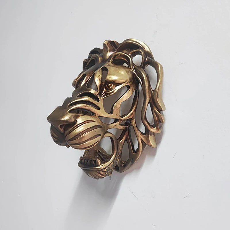 Lion Majesty™ – Escultura 3D en Metal para Pared (Edición Exclusiva AnimalArtBuy®)