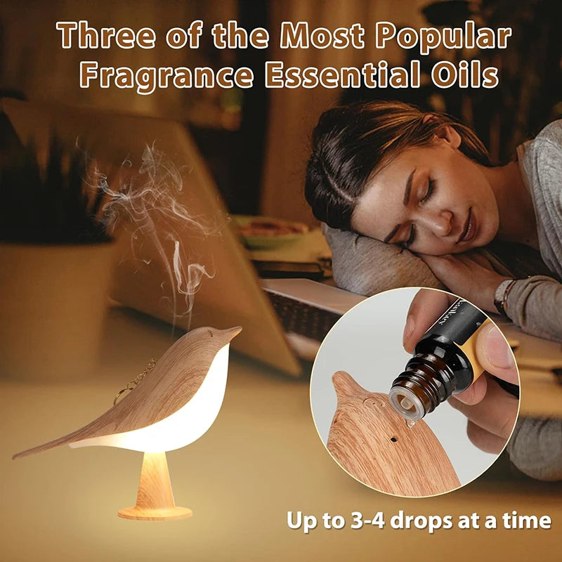 BirdLight - Lámpara LED Nórdica en Forma de Pájaro con Sensor Táctil
