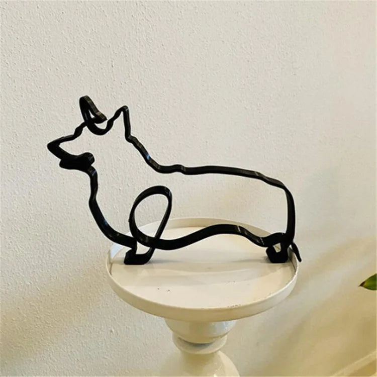 Canis Artis™ – Escultura Metálica Forjada a Mano