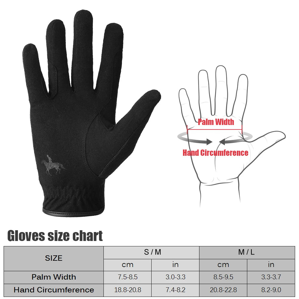 EquiGrip Pro – Guantes Profesionales de Equitación By Animal Art