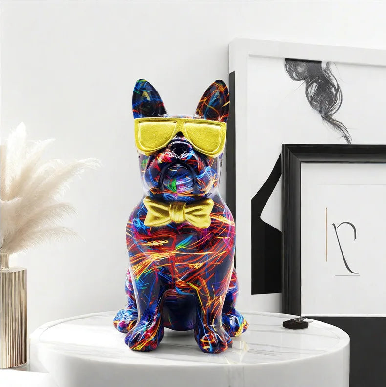 Bulldog Pop Élite – Escultura Urbana