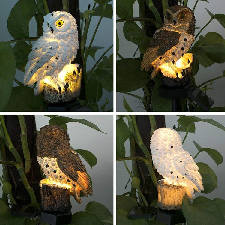 OwlLight™ by AnimalArtBuy® – Lámpara Solar de Búho para Jardín y Terraza