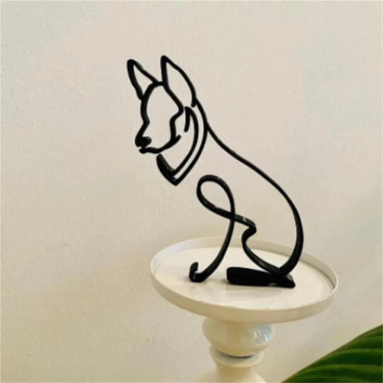 Canis Artis™ – Escultura Metálica Forjada a Mano