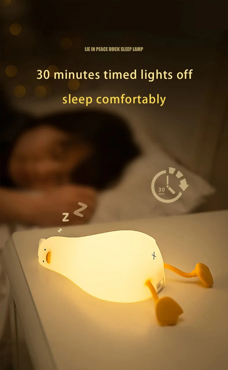 Lámpara Nocturna Panda | Luz de Noche USB Recargable Animal Cute
