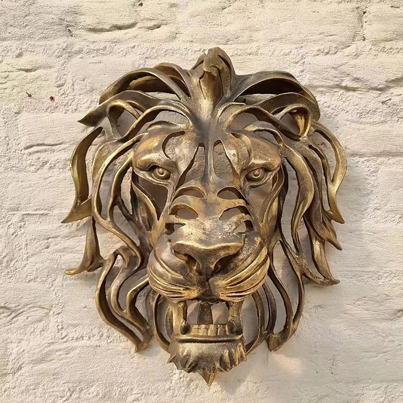 Lion Majesty™ – Escultura 3D en Metal para Pared (Edición Exclusiva AnimalArtBuy®)