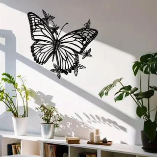 Metal Butterfly – Wall Sculpture for Garden or Indoor by Animal Art