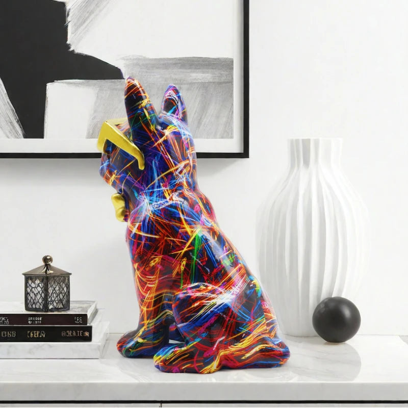 Bulldog Pop Élite – Escultura Urbana