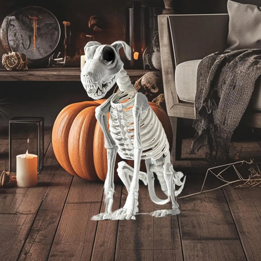 Esqueleto de perro | Halloween - Decoración Terrorífica Realista Arte Animal