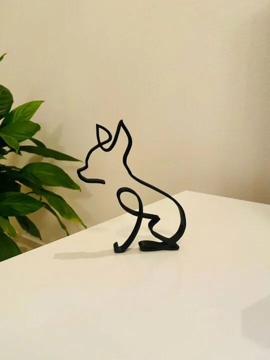 Canis Artis™ – Escultura Metálica Forjada a Mano