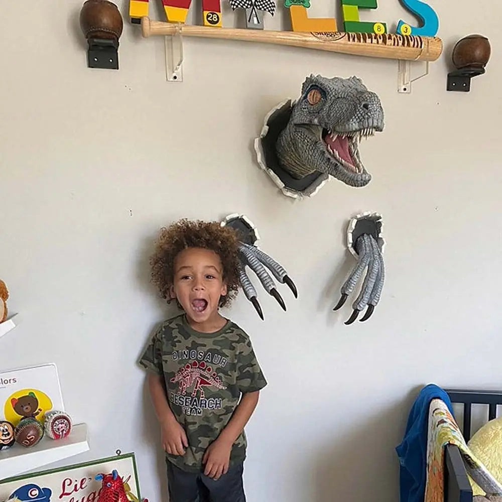 Raptor Breakout™ – Dinosaurio 3D de Resina para Pared (Exclusivo AnimalArtBuy®)