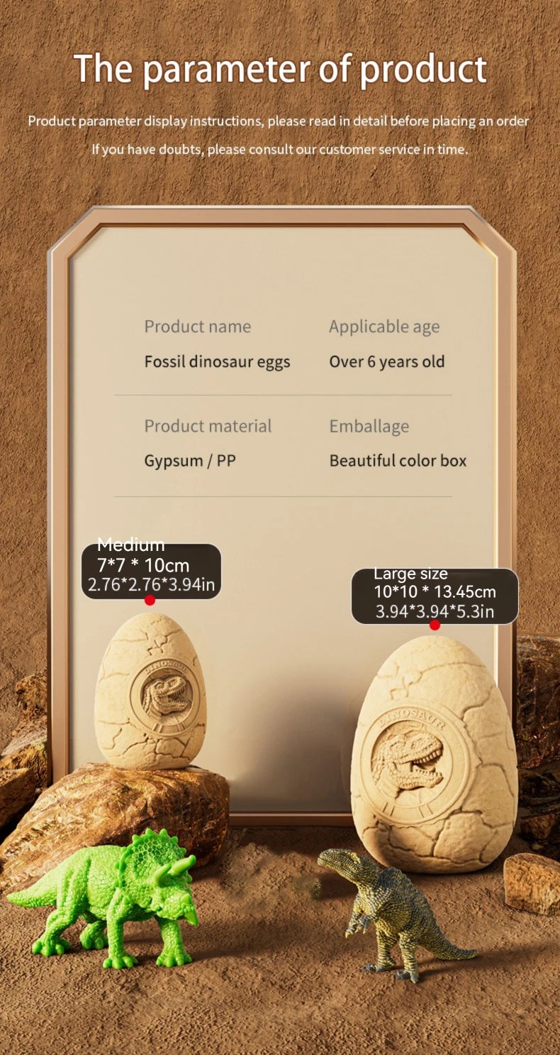 🦕 Kit Excavación Huevos de Dinosaurio para Niños – Colección Paleontología | Animalartbuy