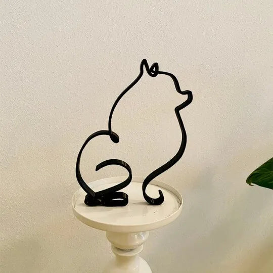 Canis Artis™ – Escultura Metálica Forjada a Mano