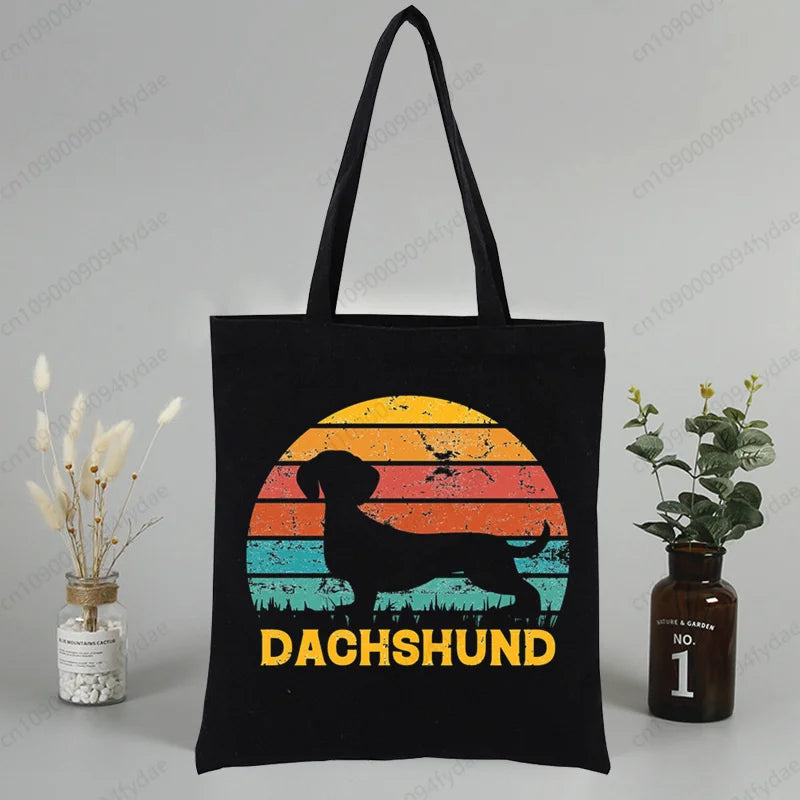 Tote Bag Exclusiva AnimalArtBuy – Teckel Cute