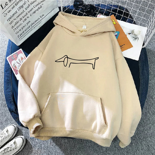 Sudadera con Teckel y Globo de Corazón – Exclusiva en Animal Art Buy