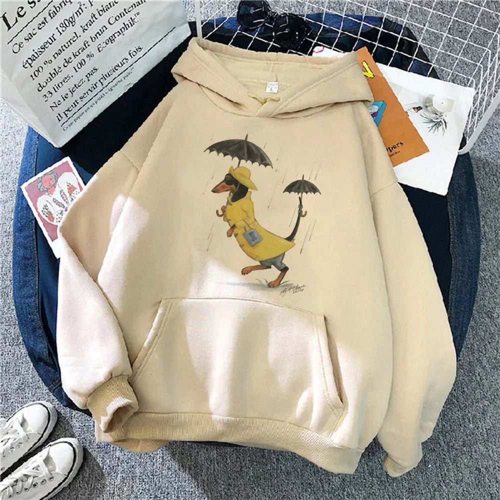 Sudadera con Teckel y Globo de Corazón – Exclusiva en Animal Art Buy