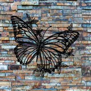 Mariposa de Metal – Escultura de Pared para Jardín o Interior By Animal Art