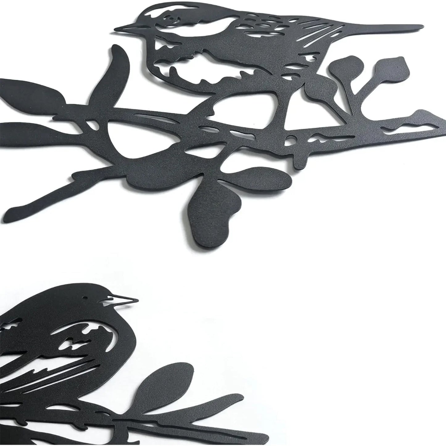 Aves de Metal en Relieve – Arte Decorativo para Interior