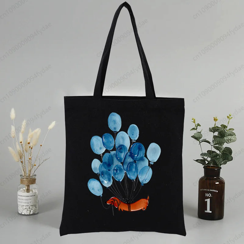 Tote Bag Exclusiva AnimalArtBuy – Teckel Cute