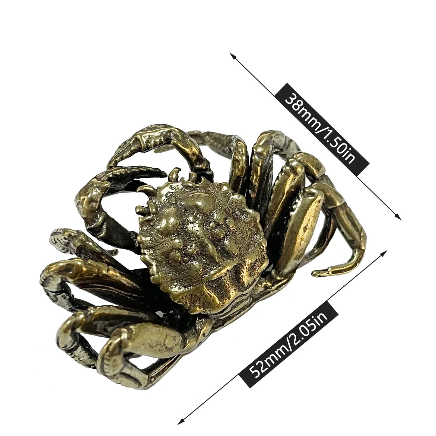 Cangrejo de latón – Una joya marina en miniatura | Animalium Laton Art
