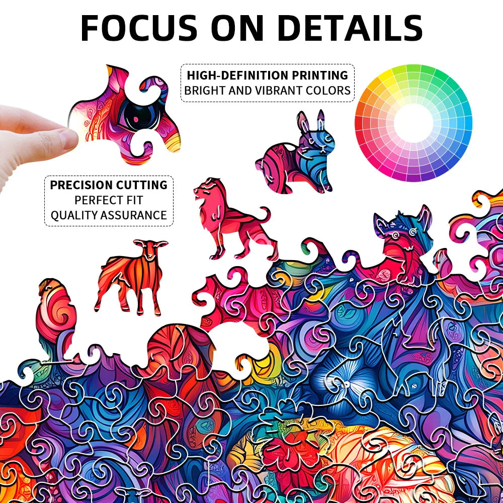 Puzzle 3D Alpaca “Sueños de Colores